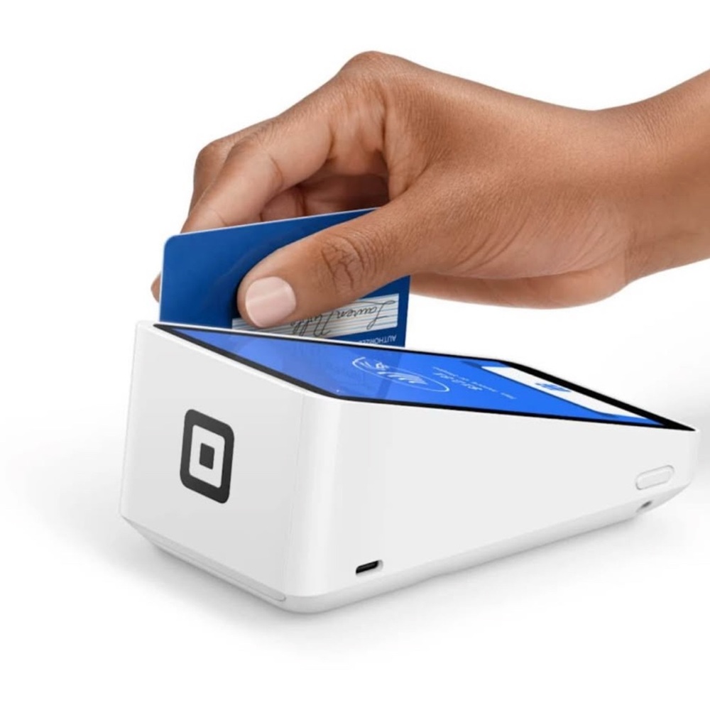 White Contactless and Chip Reader
